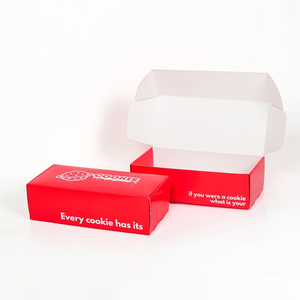Boîtes d'emballage en carton écologiques sur mesure pour boulangerie, emballage de sucre, matériaux recyclés, papier de qualité alimentaire ivoire - Product Image 1