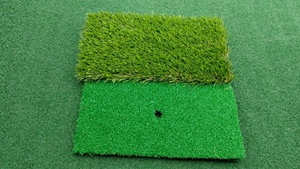 2가지 기능 듀얼 인조 잔디 골프 스윙 연습 매트 타격 매트 미끄럼 방지 폼 - Product Image 5