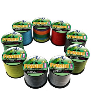 <span class=keywords><strong>Fil</strong></span> tressé multicolore super solide PE4 brins x4 enduit vert vif tressé ligne <span class=keywords><strong>de</strong></span> pêche pêche à la carpe ligne <span class=keywords><strong>de</strong></span> thon - Product Image 2
