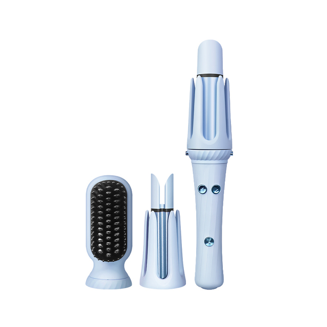 Smart LCD 3-in-1 Hair Styler 32mm/25mm Wands Straightening Com Effortlessly Create Multiple Hairstyles with One Tool