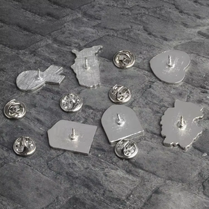 Chất Lượng Cao Phụ Nữ Người Đàn Ông Cờ Bản Đồ Men <span class=keywords><strong>Pin</strong></span> Huy Hiệu Sao Sọc Trâm Cổ Áo Ve Áo <span class=keywords><strong>Pin</strong></span> - Product Image 6