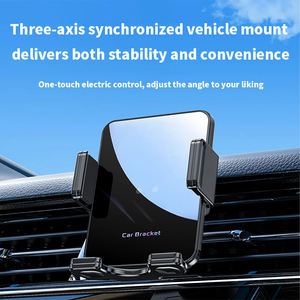 Support de charge sans fil intelligent 15W à détection automatique pour grille d'aération, compatible iPhone 17 15 Pro Max, <span class=keywords><strong>Orange</strong></span> H6 – Meilleure vente - Product Image 2