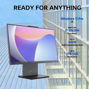สำหรับ ThinkCentre NEO 50A 23.8 "FHD Anti-Glare Business All-in-one Intel Core I7-13620H 32GB DDR5 RAM 1TB SSD 64GB 1TB HDD - Product Image 5