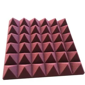 Wholesale High Density Colour Soundproofing Materials Melamine Wedge Acoustic Foam Panels Customized