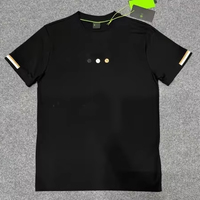 Camiseta de Hombre 2026, Talla Europea, Estilo Retro, Elástica, Suave y Cómoda, Cuello Redondo Clásico, Tejido de Algodón Premium