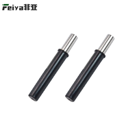 Amortisseur carré robuste en acier inoxydable galvanisé à fermeture douce - Amortisseur hydraulique silencieux pour meubles, poubelles et quincaillerie