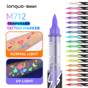 Juego <span class=keywords><strong>de</strong></span> Marcadores Fluorescentes UV Languo para <span class=keywords><strong>Tatuajes</strong></span> <span class=keywords><strong>Temporales</strong></span>, Listos para Enviar, Rotuladores Brillantes para Arte Corporal, Seguros para la Piel, Dibujo, Suministros para Fiestas - Product Image 3
