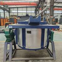Four de fusion à induction électrique Miracle 250kg 500kg pour la ferraille d'aluminium et les canettes en aluminium, machine de fonderie d'aluminium sous pression