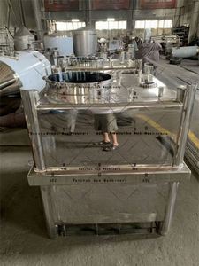 Hóa chất thuốc thử giải pháp của thủy ngân clorua lưu trữ 350 gallon thép không gỉ Tank IBC số lượng lớn kim loại container cho chất lỏng - Product Image 5