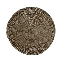 Set de table en jute antidérapant, en fibre naturelle tissée, écologique, résistant à la chaleur, lavable, réutilisable, pour la maison
