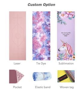 Chất lượng cao góc gói thiên nhiên bảo vệ sợi nhỏ da lộn hot yoga khăn với Grip cho tập thể dục, pilates - Product Image 6