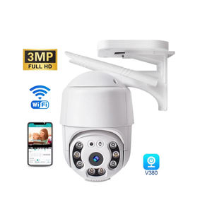 Regis V380 pro 3MP impermeable Seguimiento de movimiento humano Audio bidireccional cámara inalámbrica de seguridad Wifi Cámara CCTV Ptz al aire libre - Product Image 1