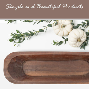 New Design Dark Color Serving <strong>Wood</strong> <strong>Plates</strong> for Food Wooden <strong>Plate</strong> Wooden Tray for Food Fruit - Product Image 3