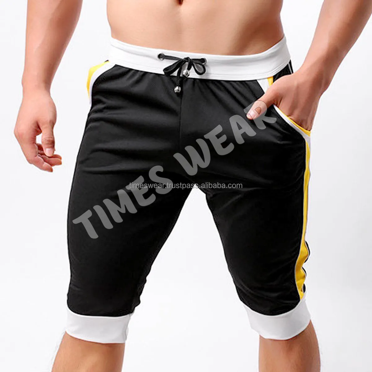 Custom Heren Hoge Kwaliteit Puur Katoen Casual Korte/Sport Shorts Met Zakken