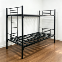 Lit superposé moderne en acier métallique réglable, durable, nouvelle version, séparable en lit double, pour chambre à coucher, hôtel, hôpital, salon, école