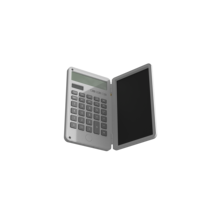 Calculatrice Bloc-Notes Pliable avec Tablette Graphique Bloc-Notes Dessin Bloc-Notes Électronique Portable Intelligent LCD Kit d'Écriture Intelligent