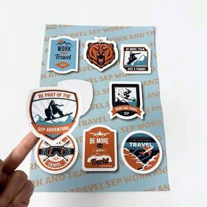 Autocollants personnalisés en vinyle PVC découpés à la forme, résistants aux UV, aux intempéries, durables, autocollants adhésifs, impression d'étiquettes, imperméables, logo d'entreprise - Product Image 5