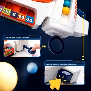 Machine de <span class=keywords><strong>jeu</strong></span> de billes à catapulte, <span class=keywords><strong>jeu</strong></span> de table électrique spatial pour enfants de 3 à 7 ans, jouet éducatif interactif STEM - Product Image 5