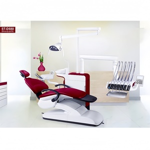 Cadeira Odontológica Elétrica de Metal ST-D580 da Marca <span class=keywords><strong>Suntem</strong></span> com Unidade de Seringa de 3 Vias - Product Image 1