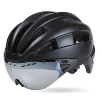 Casque de vélo de course personnalisé avec lunettes 2025 adulte vtt casque de cyclisme sur route pour hommes femmes pas cher VTT casque d'équitation
