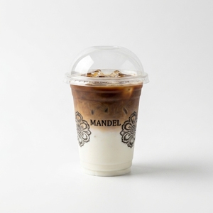 Gobelet en plastique PET transparent jetable pour café, latte, thé à bulles, avec couvercle, logo personnalisé, 12 oz, 14 oz, 16 oz, pour emporter - Product Image 1