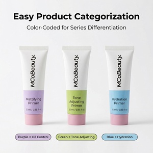 หลอดพลาสติกเคลือบเงาขนาด 25 มล. สำหรับไพรเมอร์และรองพื้น |   หลอดบีบเนื้อนิ่มขนาด 0.85 ออนซ์ พร้อมฝาเกลียวสำหรับบรรจุเบสแต่งหน้า - Product Image 3