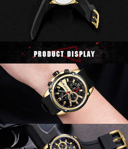 Megir 2086 Fashion Wristwatch Waterproof Silicone Strap Luxury Sports Chronograph <b>Men's</b> Quartz Wrist <b>Watch</b> for <b>Men</b> Reloj Montre - Product Image 4