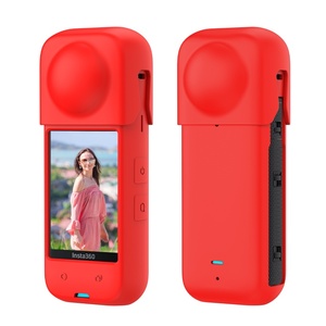 Funda Protectora de Silicona Flexible para Lente de Cámara Insta360 X4, Accesorios de Protección de Silicona para Cámara Deportiva - Product Image 4