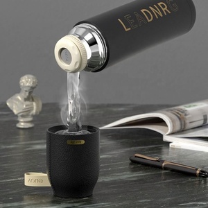 Wholesale Custom Stainless Steel Double Wall Vacuum Flask Insulated Water Bottle <b>with</b> Logo for Business Gifts - Product Image 4