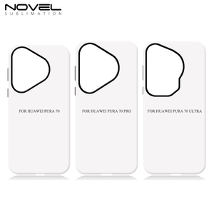 Étuis de téléphone portable personnalisés vierges 3D 2in1 Heavy Duty Sublimation Film pour Huawei P60 Mate 60 Pura 70 Nova 12 Series - Product Image 2