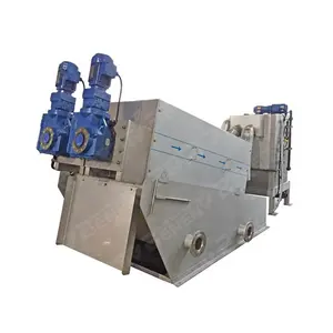 Yüksek verimli atık su arıtma tesisi vida basın susuzlaştırma ekipmanları çamur filtre pres makinesi