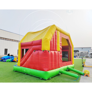 Castillo Inflable <span class=keywords><strong>de</strong></span> PVC con Tobogán, Diseño <span class=keywords><strong>de</strong></span> Perro <span class=keywords><strong>de</strong></span> Dibujos Animados, Capacidad <span class=keywords><strong>de</strong></span> Carga <span class=keywords><strong>de</strong></span> hasta 300-500 kg, Inversión Rentable - Product Image 3