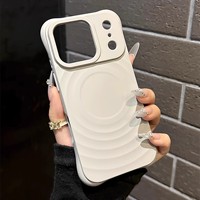 Mignon Vague Ondulation De L'eau Cas pour iPhone 17 16 Pro Max Femmes Mince Doux Silicone TPU Pare-chocs Antichoc Couverture De Protection De Téléphone