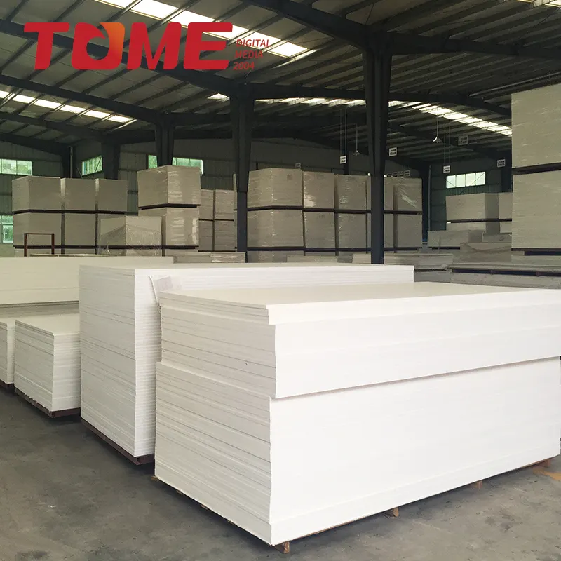 Fabrik Großhandel Möbel Material preis 4 x8ft starre Kunststoff PVC-Platte 2 3 4 5mm weiß Forex Foam Board Blatt