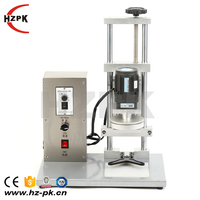 Machine de Bouchage, Vissage, Scellage et Emballage Semi-Automatique Électrique HZPK DHZ-450B pour Bouteilles, Bocaux et Cans en Plastique et Verre