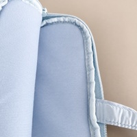 300T Pongee Quilted Padded Laptop Sleeve Case Tahan Air dengan Lapisan Fleece Lembut dan Pegangan Atas untuk Komputer 14 15.6 Inch