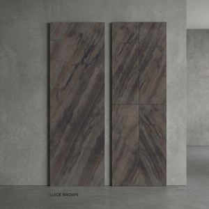 Losas de porcelana Hercules Beige de 800x2400 mm con acabado brillante y pulido, aspecto mármol, para muebles de TV y decoración de paredes, piedra sinterizada. - Product Image 3
