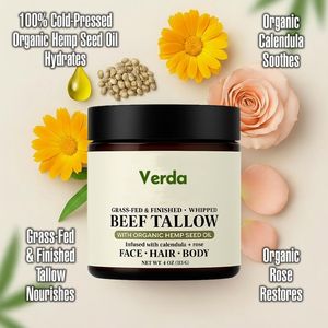 Private Label Calendula Schlagsahne Rinder talg Feuchtigkeit creme Nicht fettige Haarpflege Stärken Sie die Haut barriere enthüllen Sie strahlenden Rinder talg - Product Image 3
