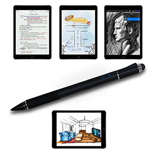 Lápiz Táctil Activo Capacitivo Portátil, Estilo Lápiz, Punta de Goma <span class=keywords><strong>2</strong></span> <span class=keywords><strong>en</strong></span> <span class=keywords><strong>1</strong></span>, Compatible <span class=keywords><strong>con</strong></span> Pantallas Táctiles IOS/Android, Duración de 15-18 Horas - Product Image 5