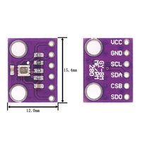 Capteur numérique de pression barométrique et d'altitude 3-en-1 BME280 3.3V 5V I2C/SPI, module d'humidité et de température haute précision (version continentale)