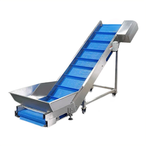 Özelleştirilmiş PVC/PU kemer pelet besleme makinesi/kaldırma hunisi ile eğimli konveyör tırmanma - Product Image 4