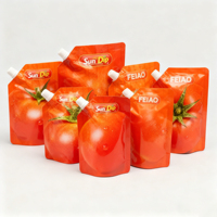 Feiao Hits Ahoy Edibles Stand-up Pouch met Mushroom Spout Pouch, sappige fruit babyvoeding pouch, Doypack Spout Bag