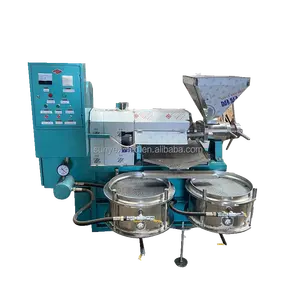 SunYEX Fully automatic screw peanut coffee bean expeller cold pressed virgin coconut oil extraction machine