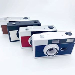 Reusable 35mm Film <b>Camera</b> Vintage Analog Point and Shoot <b>Camera</b> Compact Full Frame <b>Camera</b> with <b>Flash</b> for Kids Travel Photography - Product Image 6