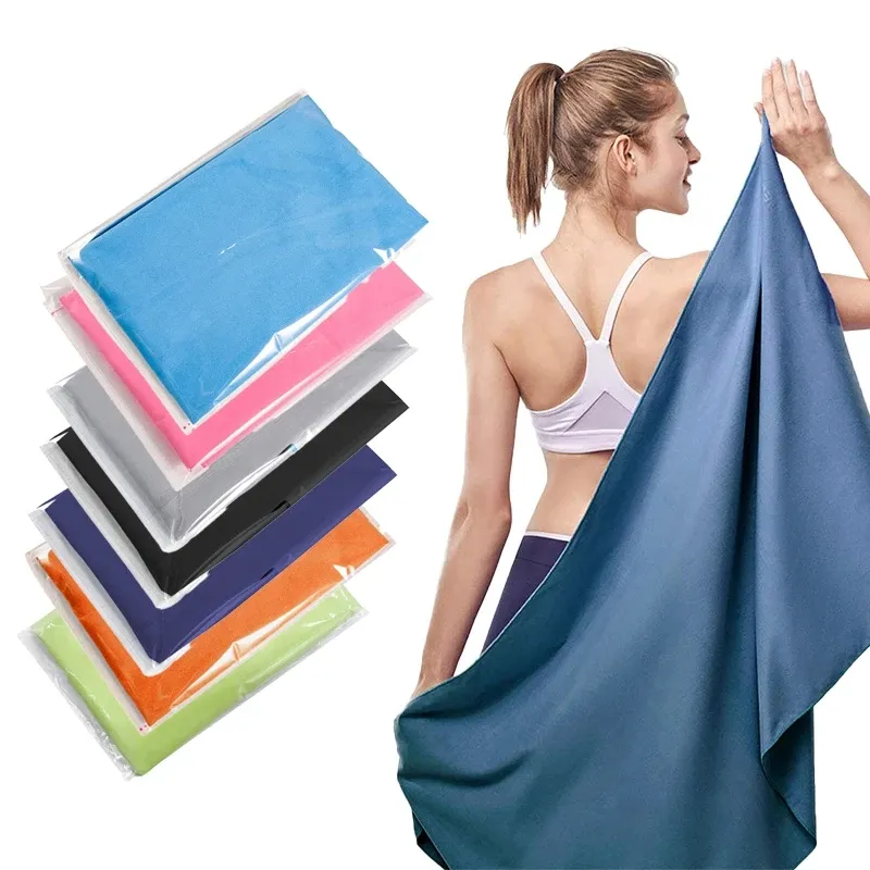 Quick Drying Microfiber Towel for Sport Super Absorbent Bath Beach Portable Gym Towel for Swimming Running Yoga Golf Towel