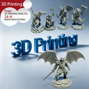 Servicio de Impresión 3D en Resina Bajo Demanda, Miniaturas Personalizadas para Mesa de Juego, Modelos de Wargaming, Detalles de Alta Resolución, OEM - Product Image 1