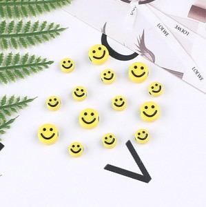 Cuentas sueltas baratas cuentas acrílicas cuentas de cara <span class=keywords><strong>sonriente</strong></span> para accesorios de joyería hechos a mano - Product Image 5