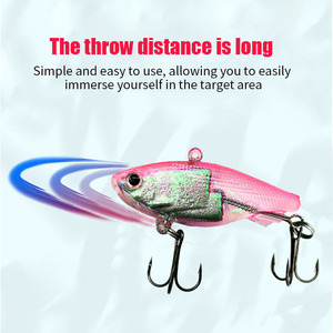 Nhân tạo mềm lures ngã ba đuôi PVC dài đúc bơi Baits 3D Cá mắt mạnh mẽ treble móc phụ kiện - Product Image 6