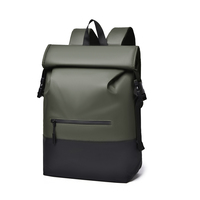 Minimalistischer Design-Rucksack Unisex Wasserdicht 16 Zoll Laptop-Tasche Roll-Top 20-35L Große Kapazität Tagesrucksack
