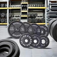 LB KG Fitness Gym Equipment Plaques d'haltérophilie Plaques d'haltères Plaques en fonte